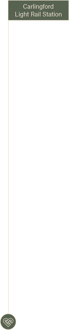 Carlingford Light Rail Station