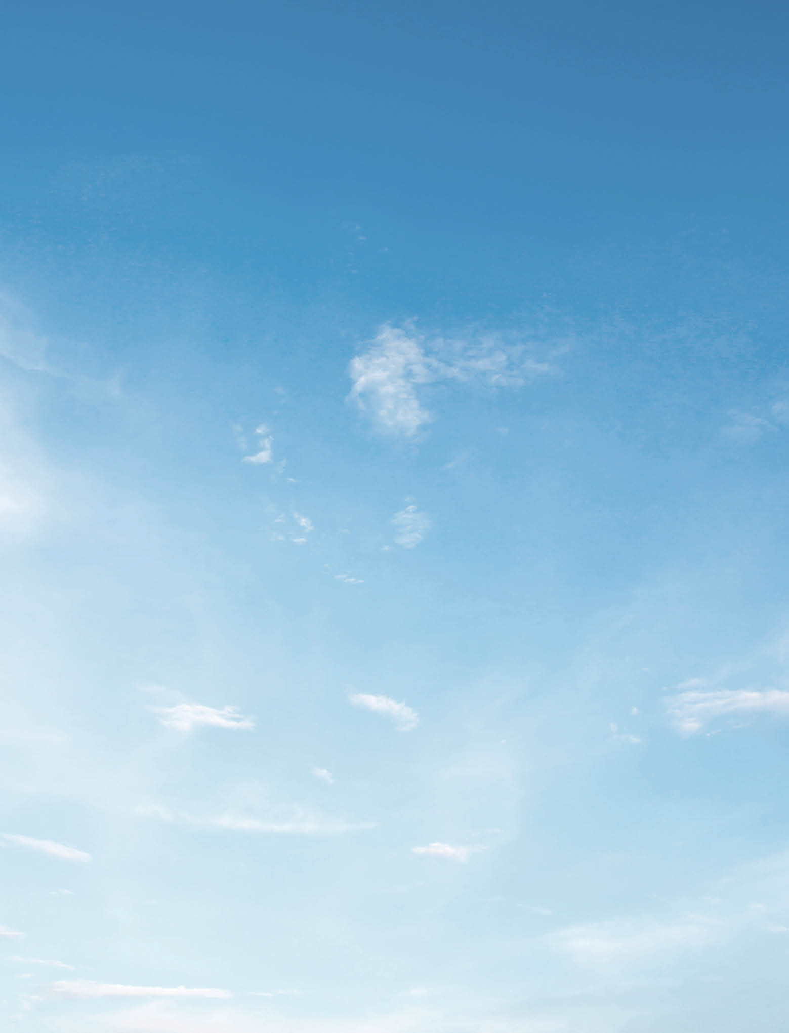 The vast blue sky and clouds sky