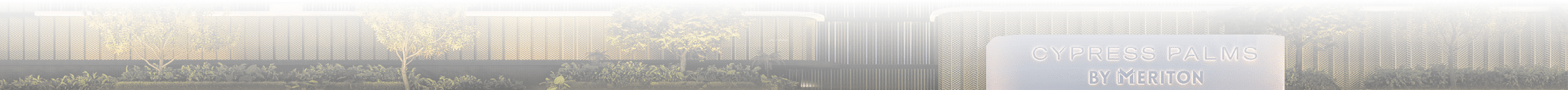 A faded and partially obscured sign with text that is difficult to read, set against a background with a gradient and some indistinct patterns. Description generated by AI
